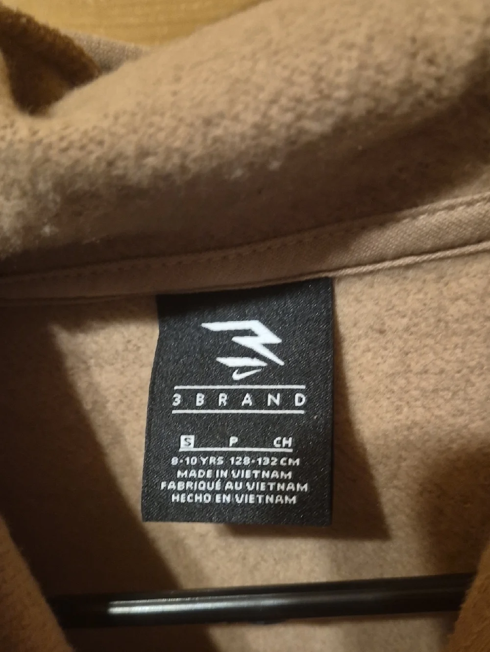 Kids Nike 3 Brand Fired Up Colgate Hoodie Size Small Hemp Color